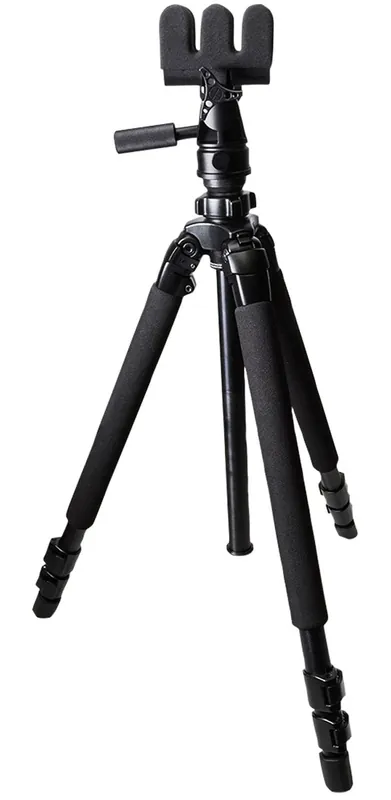 KOPF Jager K700 AMT Tripod made of Aluminum with Black Finish, Pivoting Reaper Grip, 360 Degree Pan & 3-Level Leg Extensions