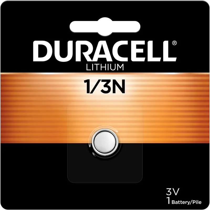 Duracell Lithium 1/3N 3V Lithium Button Cell Battery 1 Per Pack