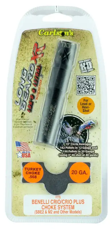 Carlson‘s Choke Tubes Long Beard Turkey Benelli Crio Plus 20 GA Choke Tube