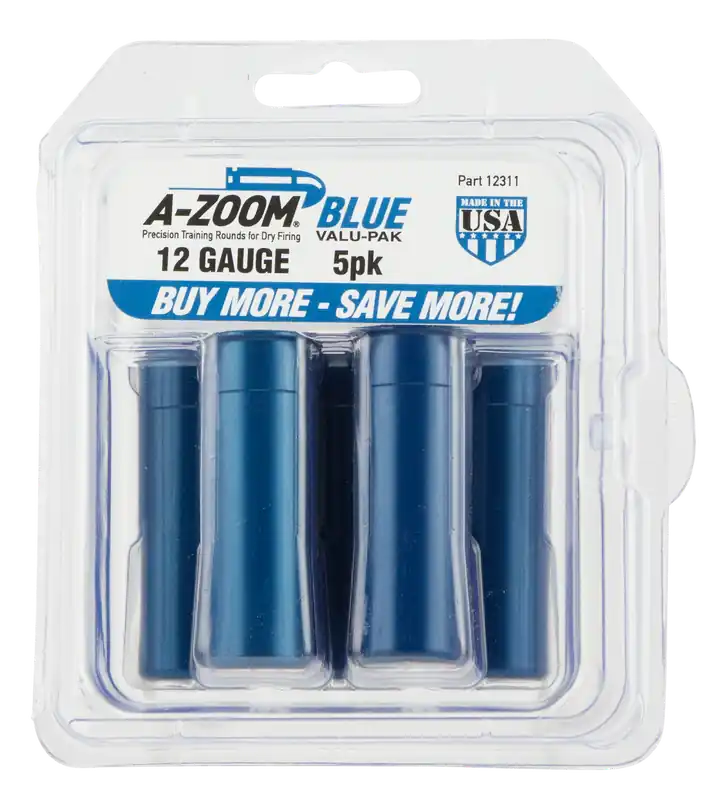 A-Zoom Blue Snap Caps Shotgun 12 Gauge 5Pk