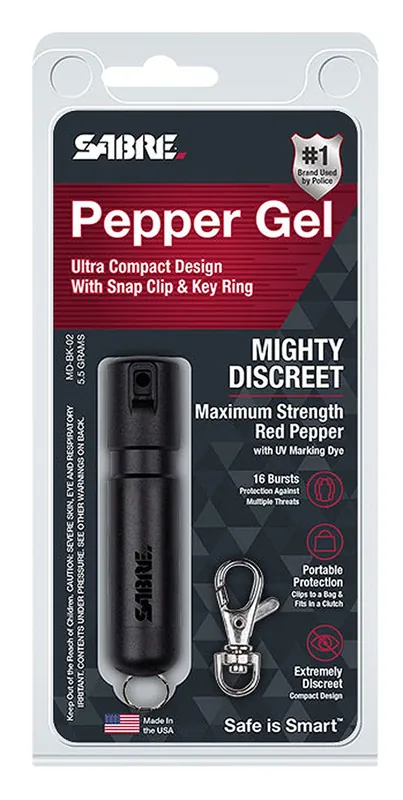 Sabre Black Mighty Discreet Pepper Spray