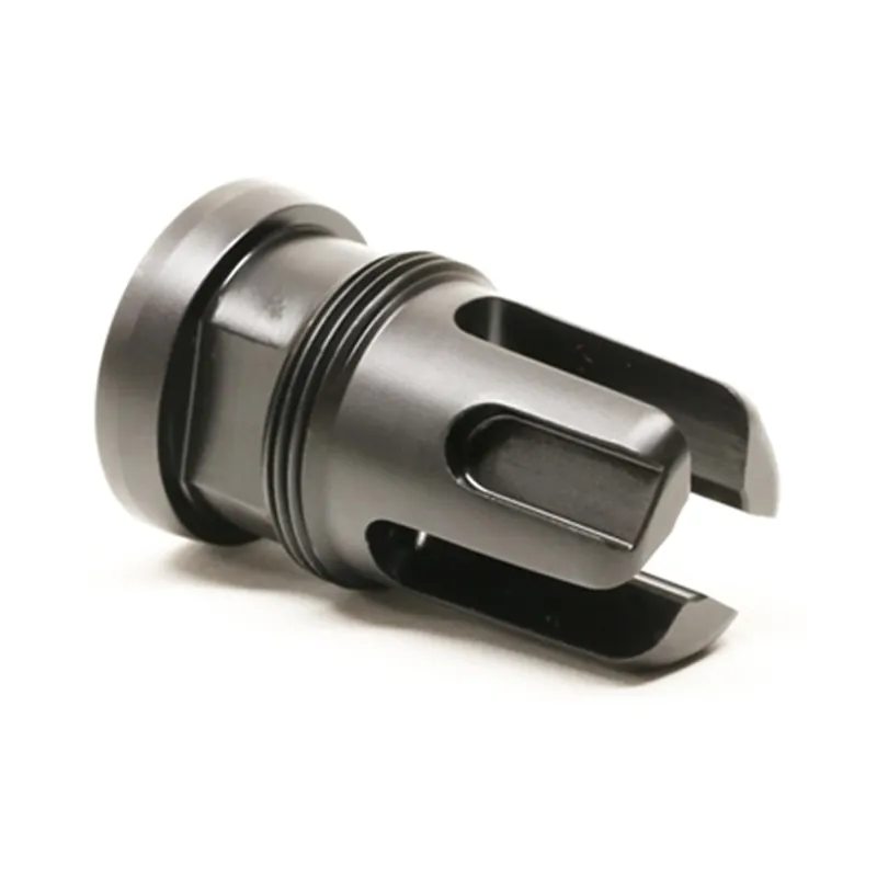 Griffin Armament Taper Mount Minimalist Stealth Flash Suppressor 5/8x24 7.62mm NATO Stainless Steel with Melonite Finish