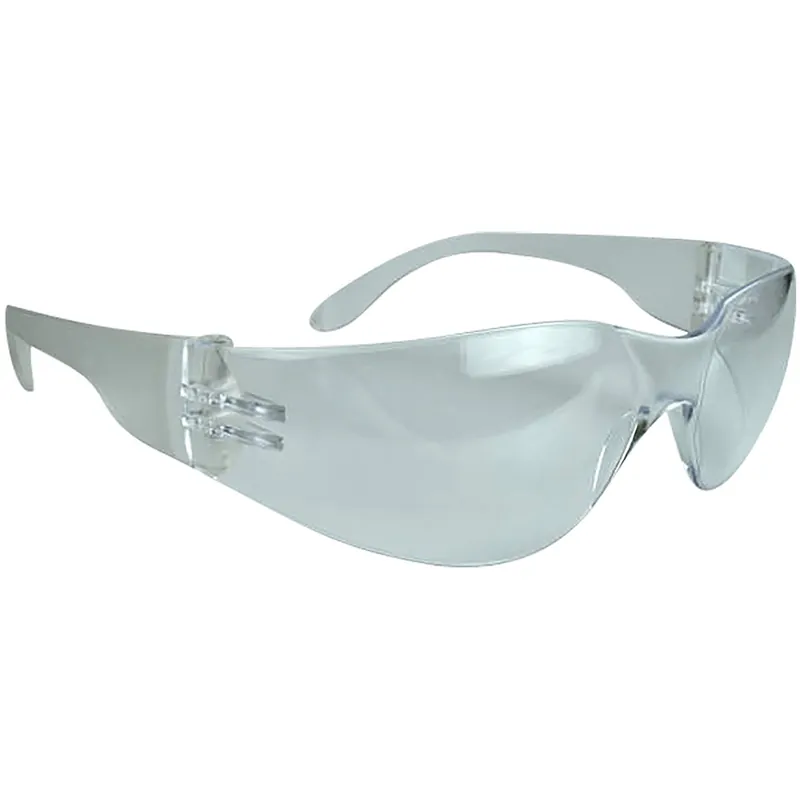 Radians Mirage Safety Eyewear Adult Clear Lens Polycarbonate Clear Frame