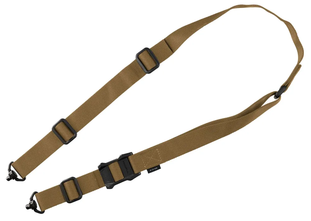 Magpul MS1 QDM Sling made of Nylon Webbing with Coyote Finish, Adjustable Two-Point Design & Swivel for Rifles