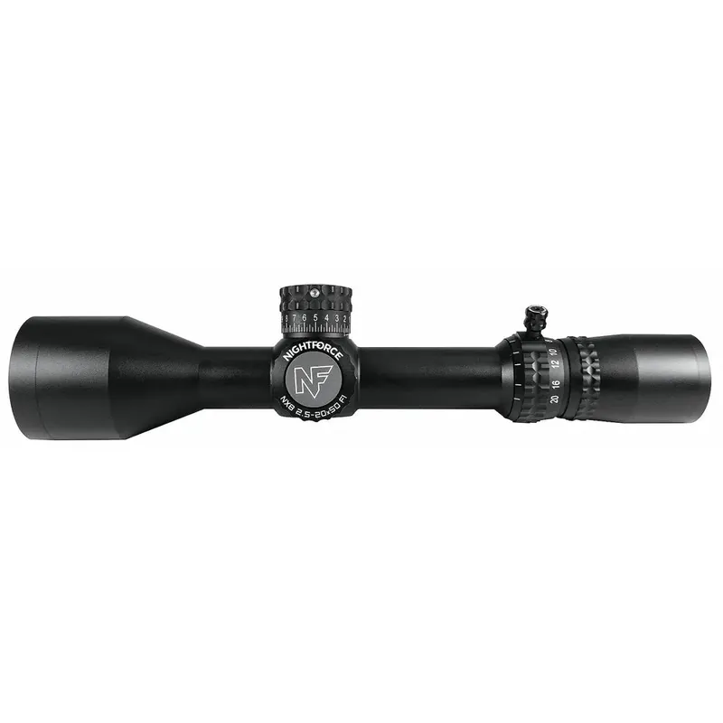 Nightforce NX8 2.5-20X50 FFP Riflescope MIL-C Illuminated Reticle