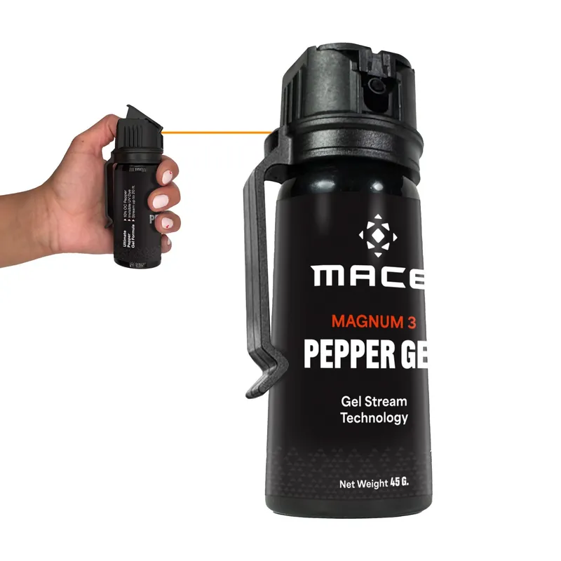 Mace Pepper Gel Magnum Pepper Gel 9oz 35ft Range Black 80572