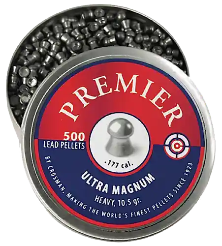 Crosman Premier Ultra Magnum 177 Lead Domed Heavy Pellet 500 Per Tin