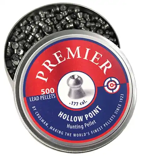 Crosman Premier 177 Lead Hollow Point 500 Per Tin