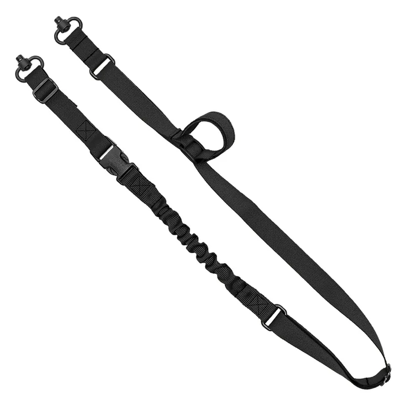 GrovTec US Inc QS 2-Point Sentry with Black Finish, 1" W, Adjustable Design & Push Button Swivels for Rifle/Shotgun