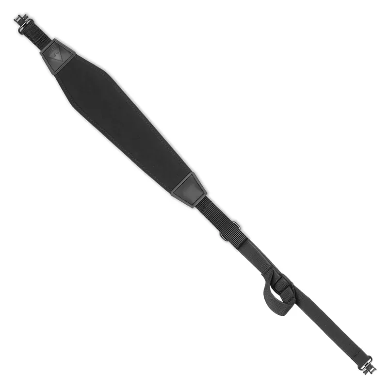 GrovTec US Inc QS Trek made of Black Cordura with Adjustable Design & 1" Locking Swivels for Rifle/Shotgun