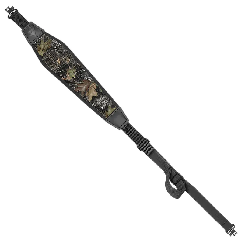GrovTec US Inc QS Trek made of Mossy Oak New Break-Up Cordura with Adjustable Design & 1" Locking Swivles for Rifle/Shotgun