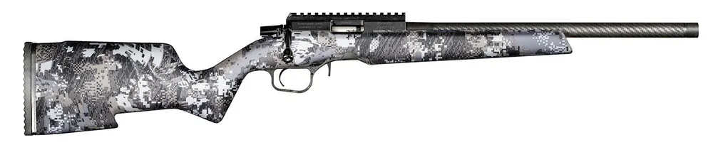 Christensen Arms Ranger 22 LR Rifle 18" 10+1 Black/Camo 8011200600