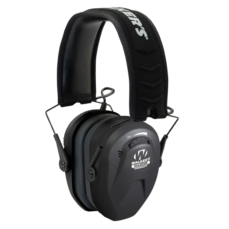 Walker‘s Razor Compact Electronic Muff fits Youth/Women