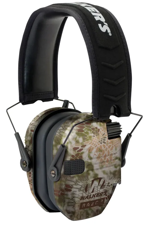 Walker‘s Razor Slim Shooter Folding Electronic Ear Muff Kryptek Highlander