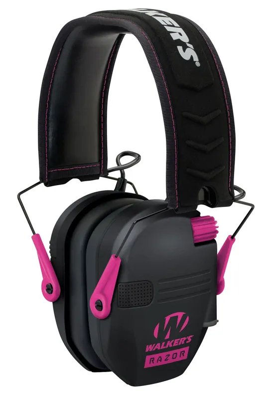 Walker‘s Razor Slim Electronic Ear Muff Black/Pink