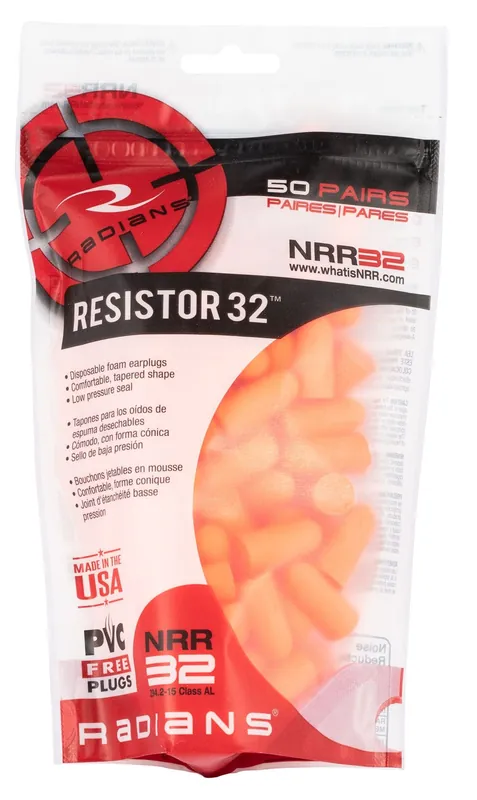 Radians Resistor 32 Foam Ear Plugs