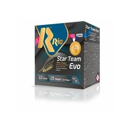 Rio Star Team EVO 12 Gauge Ammo 2 3/4" 8 25 Rounds ST288