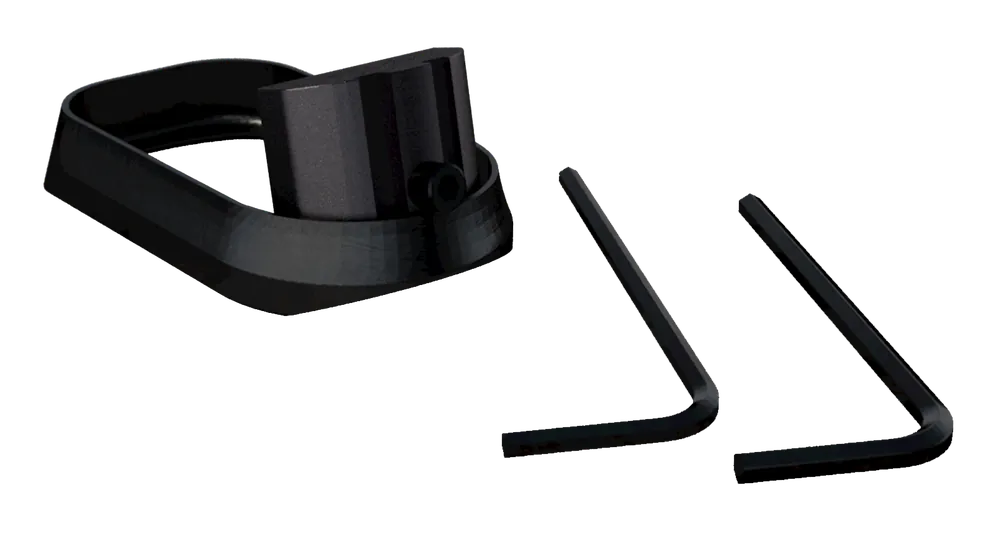 Rival Arms Two Piece Magwell For Glock 19 Gen 4 Anodized Aluminum Black RA70G211A