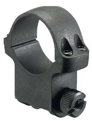 Ruger 5BHM Scope Ring Matte Black 1" High