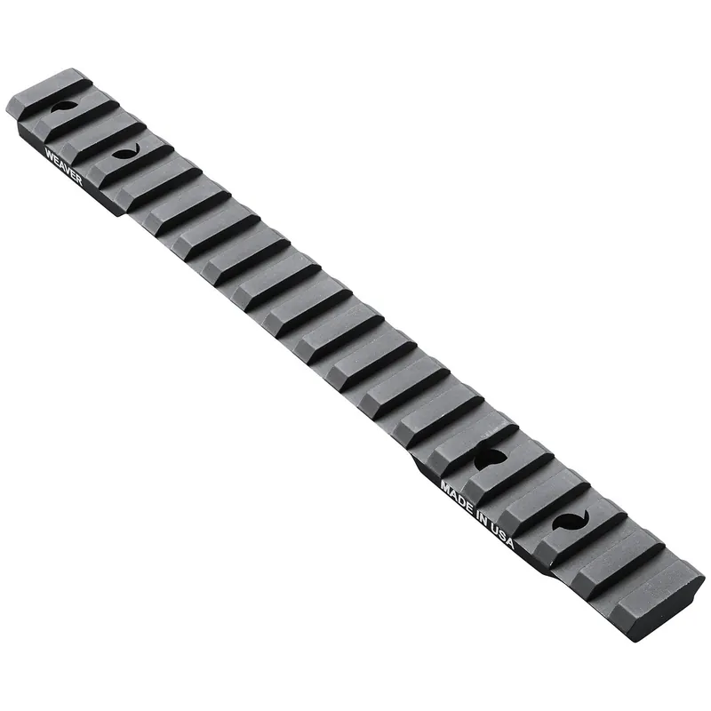 Weaver Mounts Extended Multi-Slot Base Black Anodized Savage Target Long Action 20 MOA