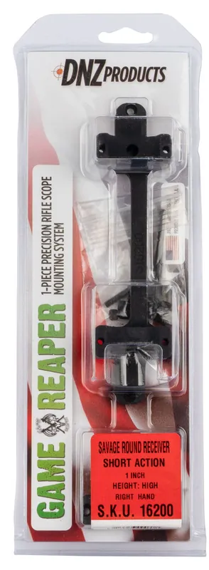 DNZ Game Reaper Matte Black 1" 1-Piece Scope Mount & Rings,Savage-All Round