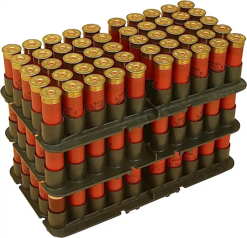 MTM Case-Gard Shotshell Tray Black 20 Gauge Shotgun 50rd Polypropylene