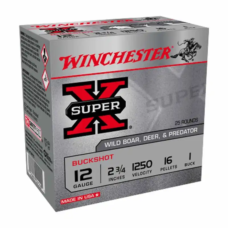Winchester Super x 12ga 2-3/4" 1BK 25rd