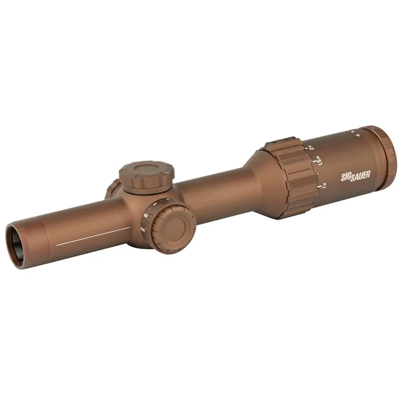 Sig Sauer Electro-Optics Tango6T Flat Dark Earth 1-6x24mm 30mm Tube Illuminated DWLR6 Reticle