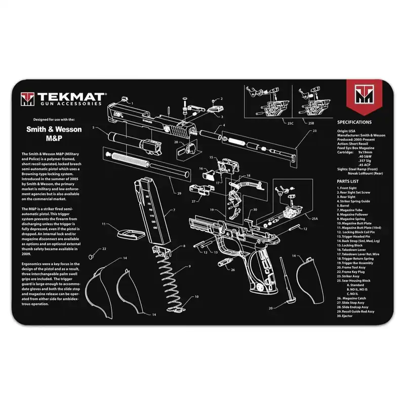 TekMat Glock Gen 4 17 Gun Cleaning Mat"