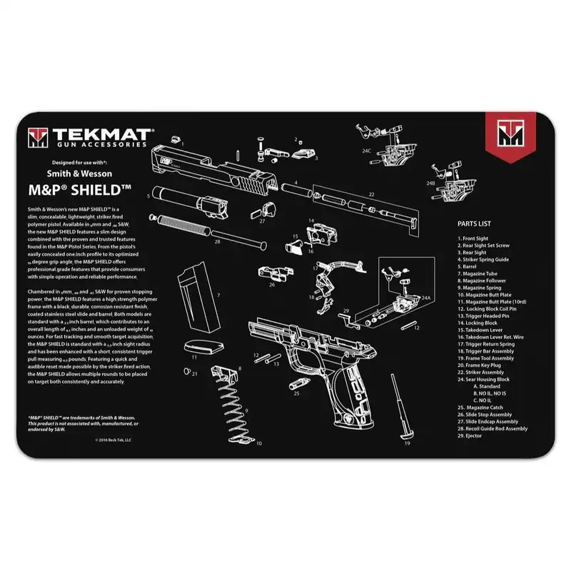 TekMat M & P Shield Gun Cleaning Mat
