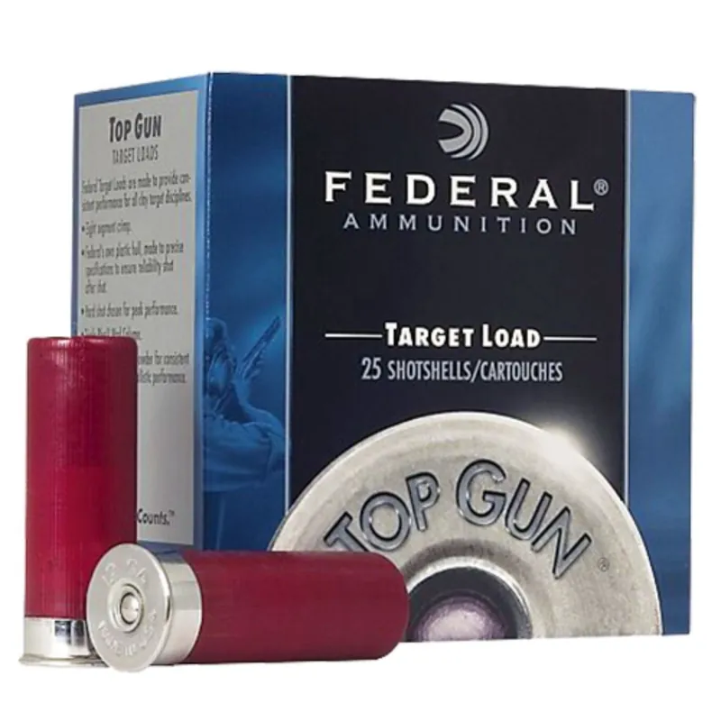 Federal Top Gun 12 Gauge 2.75" 7/8 oz. 8 Shot Ammo - 25/Box