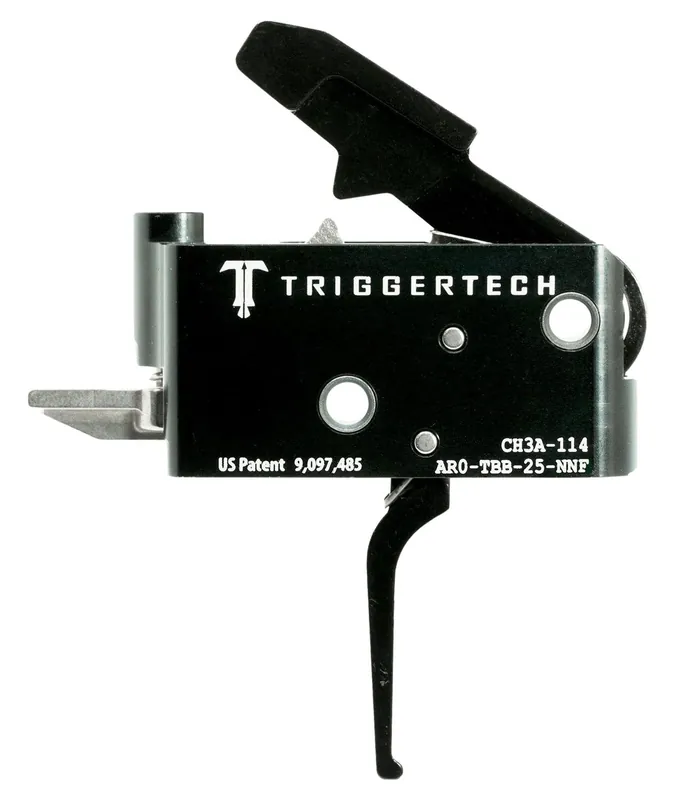 Trigger Tech Adaptable AR-15 Primary Drop In Replacement Trigger Flat Lever