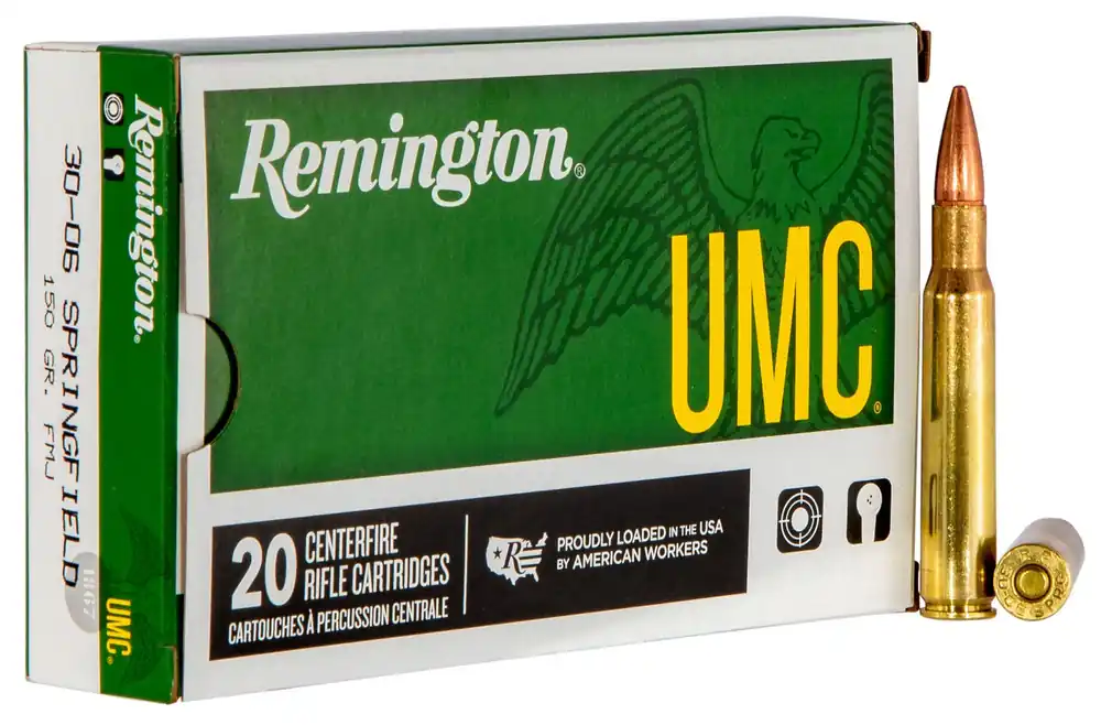 Remington UMC 30-06 Springfield 150 Gr. FMJ 20/Box