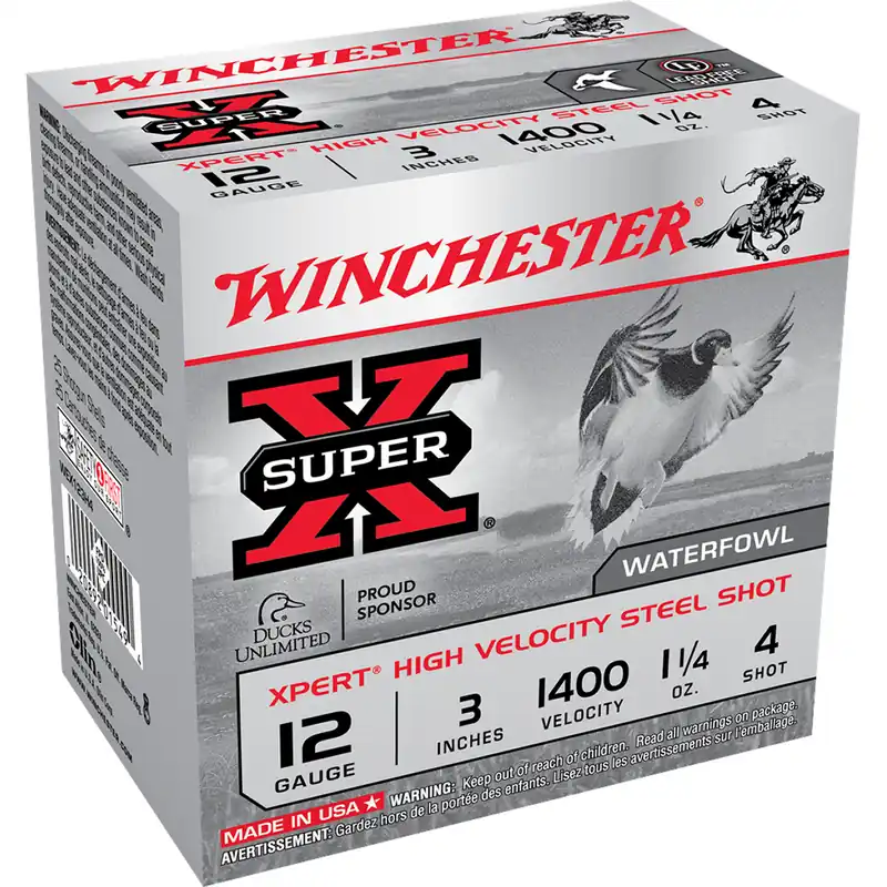 Winchester Super-X Xpert Steel 12 GA 3" 4 Shot 25/Box