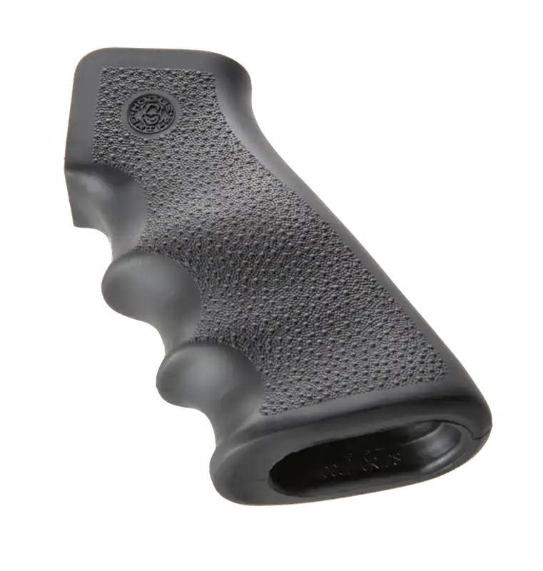 Hogue OverMolded Grip Black Rubber with Finger Grooves for AR-15, M16