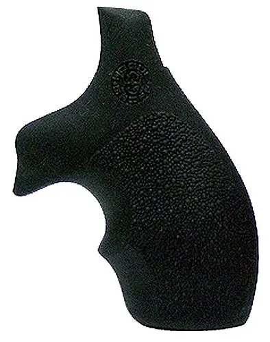 Hogue Monogrip Finger Grooves for S&W J-Frame with Round Butt Rubber Bantam Style Black 61000
