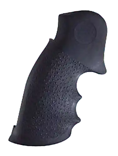 Hogue Monogrip for Taurus Large Frame Square Butt Revolvers Finger Grooves Cobblestone Finish Rubber Black 66000