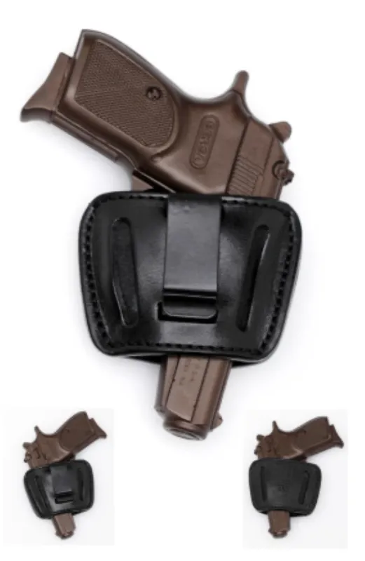 JBP Holster IWB/OWB Holster Glock 43 Belt Slide Ambidextrous Black 5349BLK