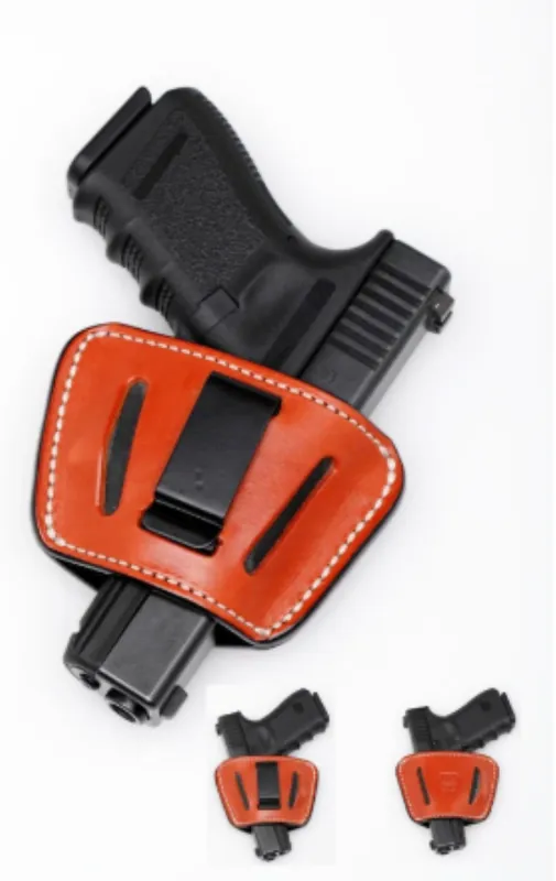 JBP Holster IWB/OWB Holster Glock 43 Belt Slide Ambidextrous Brown 5349