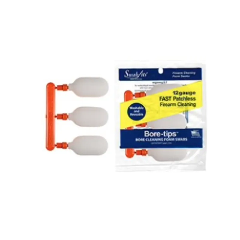 Swap-Its Gun Cleaning Bore-tips 12 Gauge Barrel Cleaning 3-Pack Swabs
