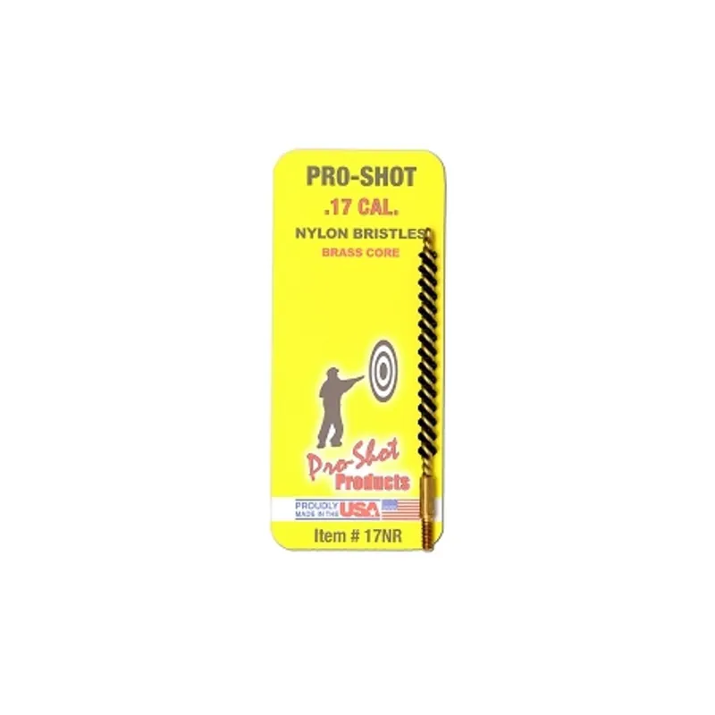 Pro-Shot Premium Heavy Duty .17 / .177 Cal. 5-40 Threads Nylon Rifle Brush