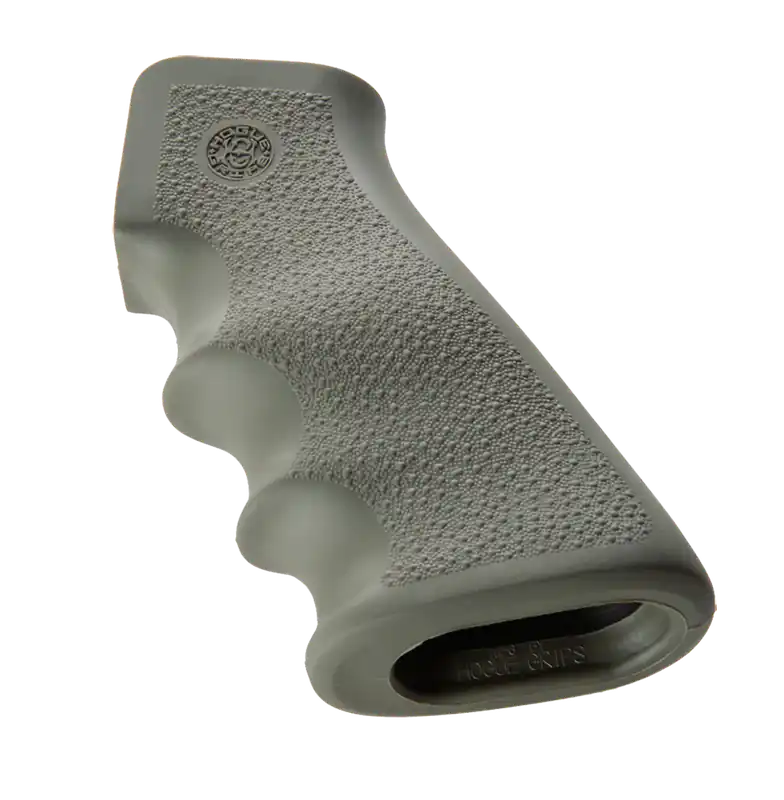 Hogue AR15 Grip Finger Grooves Cobblestone Finish Rubber 15001