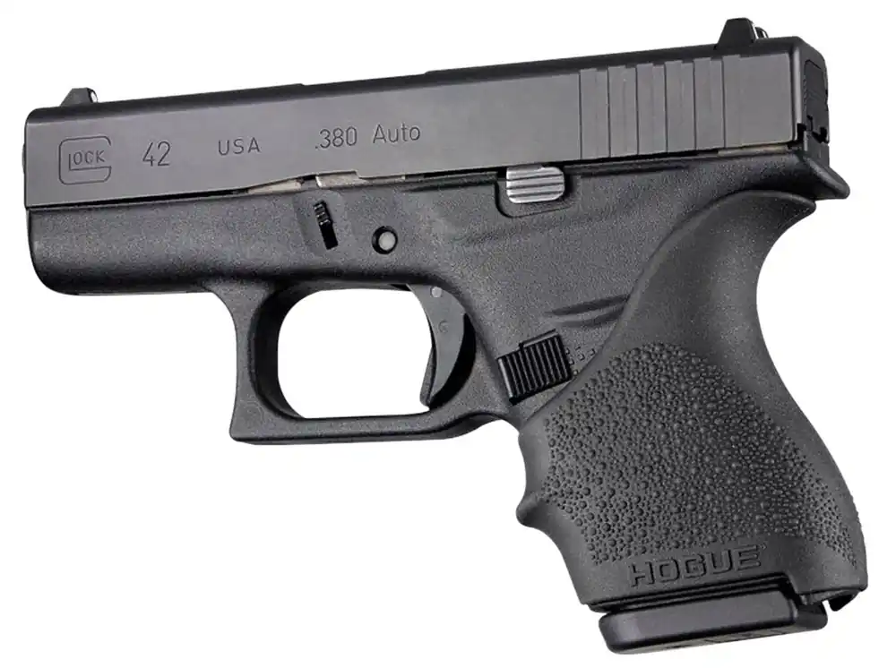 Hogue HandAll Beavertail Molded Rubber Grip Sleeve Glock 42