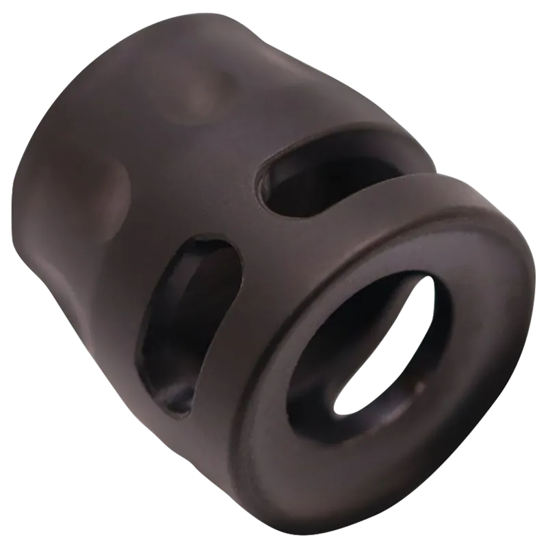 True Precision S-Type Micro Compensator Black Diamond-Like Carbon 416R Stainless 1/2x28 TPSMICROBC