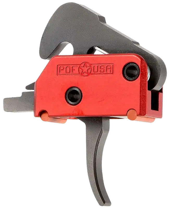 Patriot Ordnance Factory AR-15 Drop-In Two-Stage Curved Trigger, 4.5 lb Pull 01509