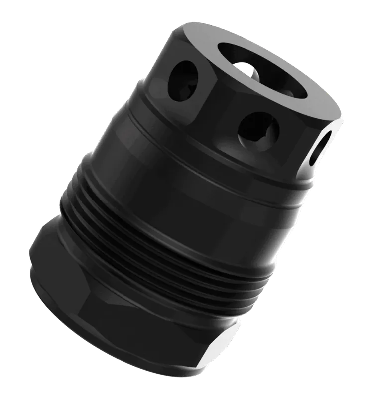 Liberty Precision Machine Baby Bell Muzzle Brake, 1/2-28 Thread Pitch for Barrels LPM-2011