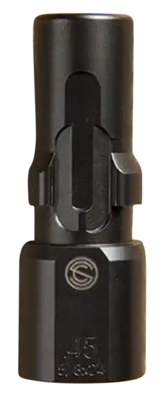 SilencerCo 3-Lug Muzzle Device for .45 ACP, 5/8x24 Thread, Matte Black Finish AC2603