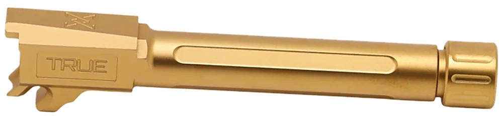 True Precision Sig Sauer P365XL 3.7in Threaded 9mm Barrel, Gold TiN 416R Stainless TPP365XLBXTG