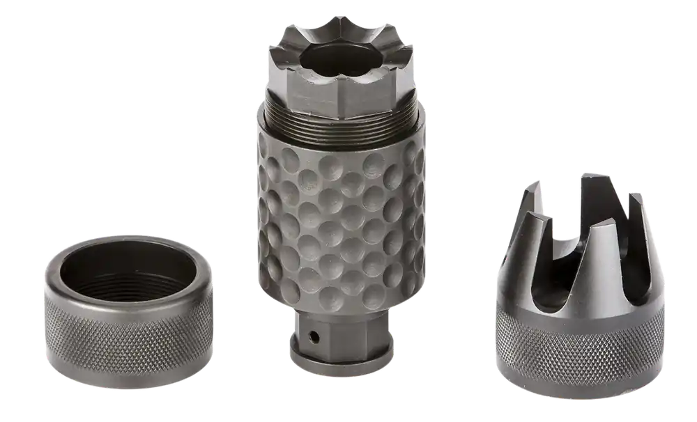 Spikes Barking Spider 2 Krinkov Muzzle Brake, Black Nitride 1/2x28 for 5.56 SAKB0100