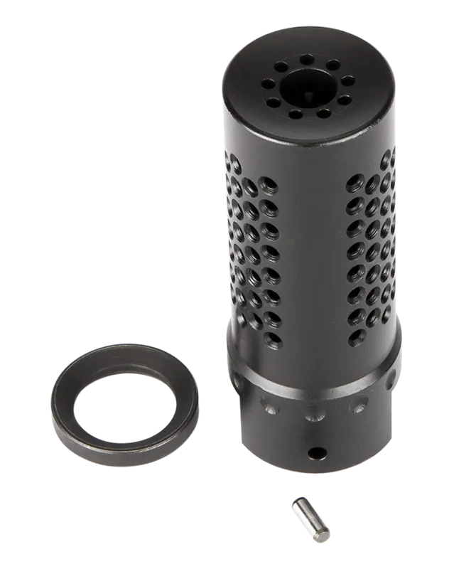 Spikes Tactical Dynacomp Extreme Muzzle Brake, Black Nitride, 1/2x28 for 5.56 NATO SBV1017